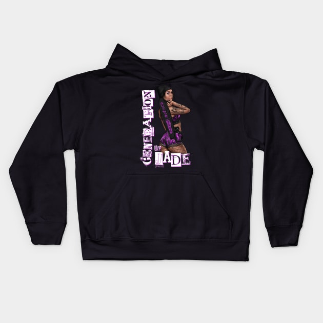 Generation of Jade Kids Hoodie by JosephSheltonArt